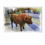Bull on Georgia St_Sep 23_2018_HDR_D0828_peSplatterPaint_2x2